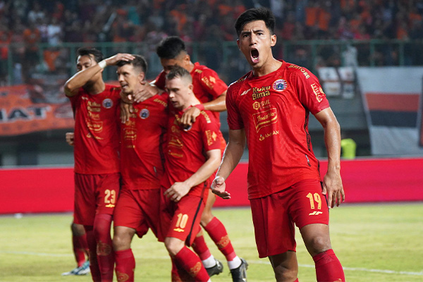 Liga 1: Persija Jakarta Rebut Puncak Klasemen Usai Libas PSS Sleman 3-1