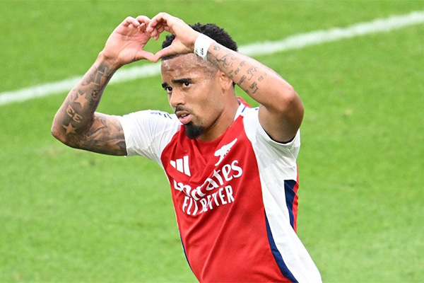 Gabriel Jesus Makin Percaya Diri Usai Cetak Gol Lawan Manchester United