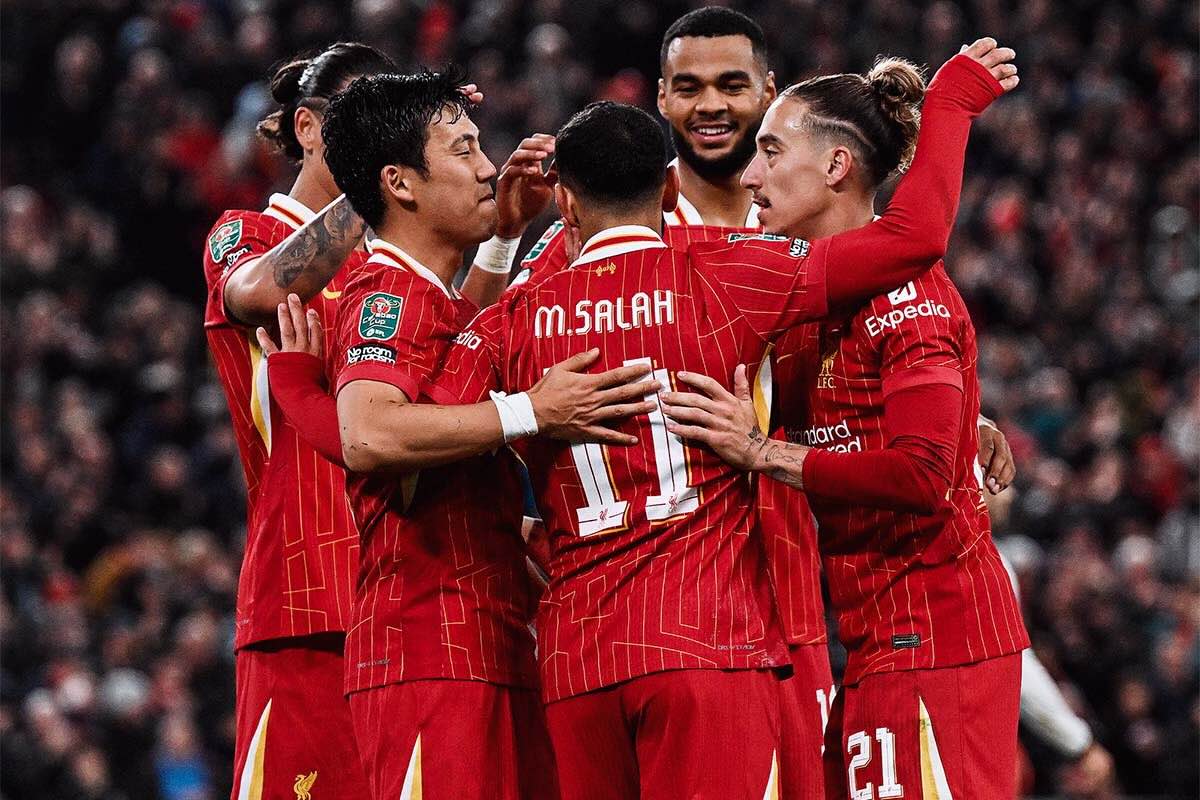 Piala Carabao: Gakpo dan Jota Cetak Brace, Liverpool Bantai West Ham 5-1