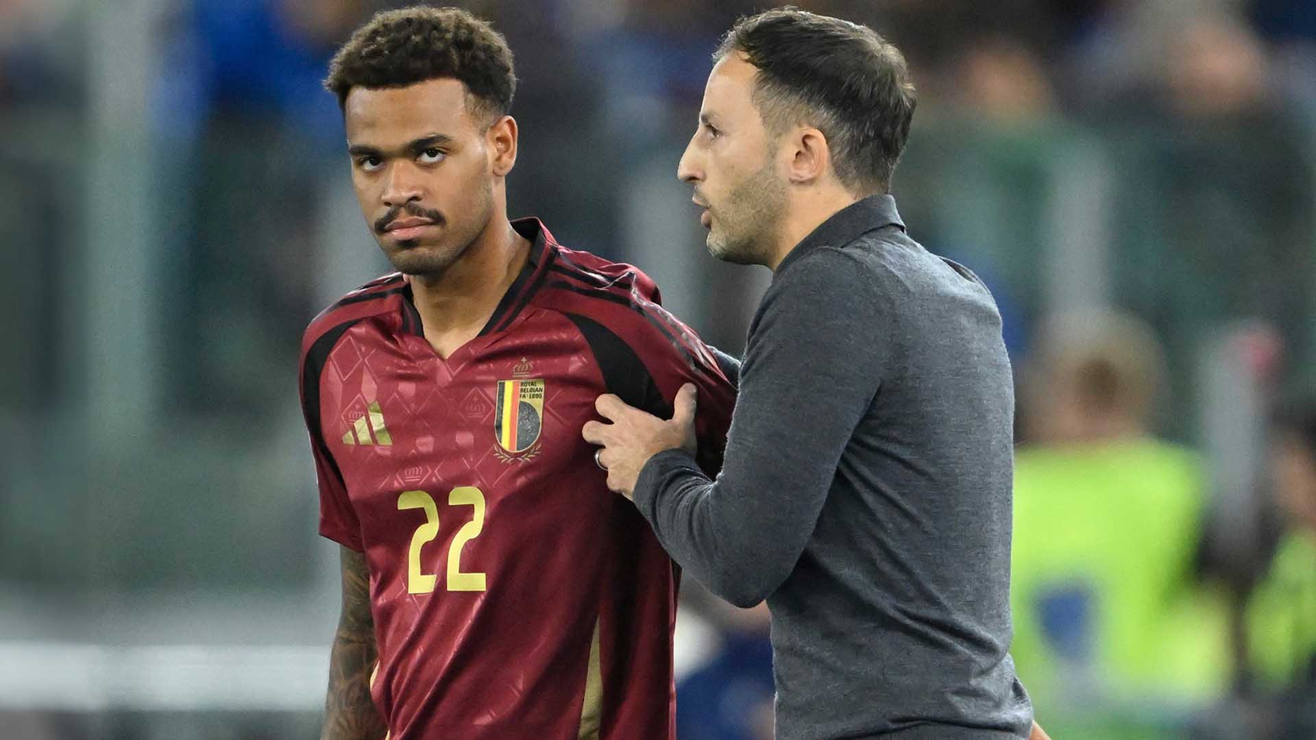 Dominico Tedesco Akui Kartu Merah Bantu Belgia Imbangi Italia