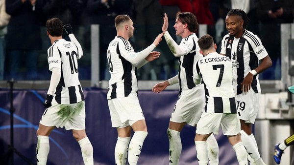 Juventus 2-0 Man City: Nyonya Tua Membungkam City di Turin