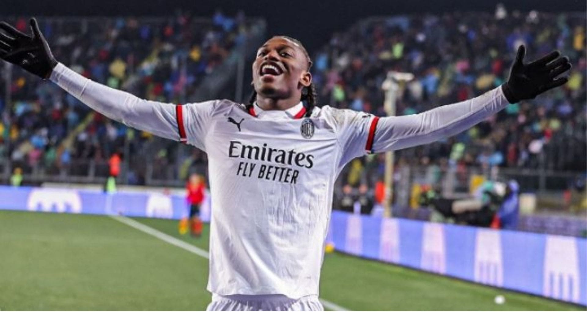 Rafael Leao Cetak Gol, Kirim Pesan untuk Fans Milan