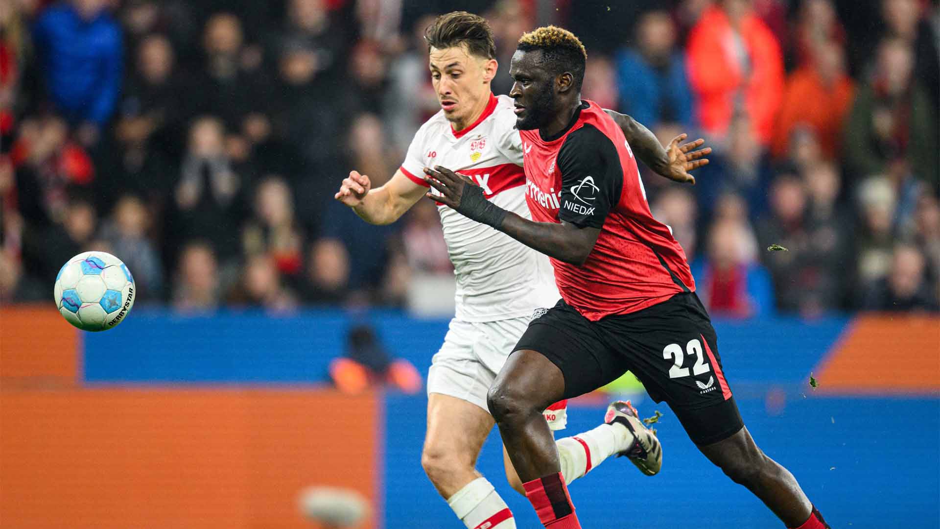 Statistik Stuttgart vs Bayer Leverkusen 17 Maret