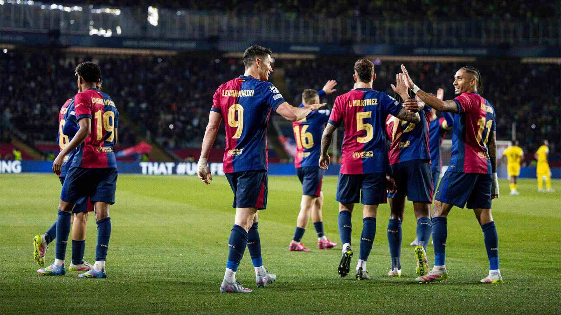 Champions League: Barcelona Permalukan Dortmund, PSG Atasi Villa