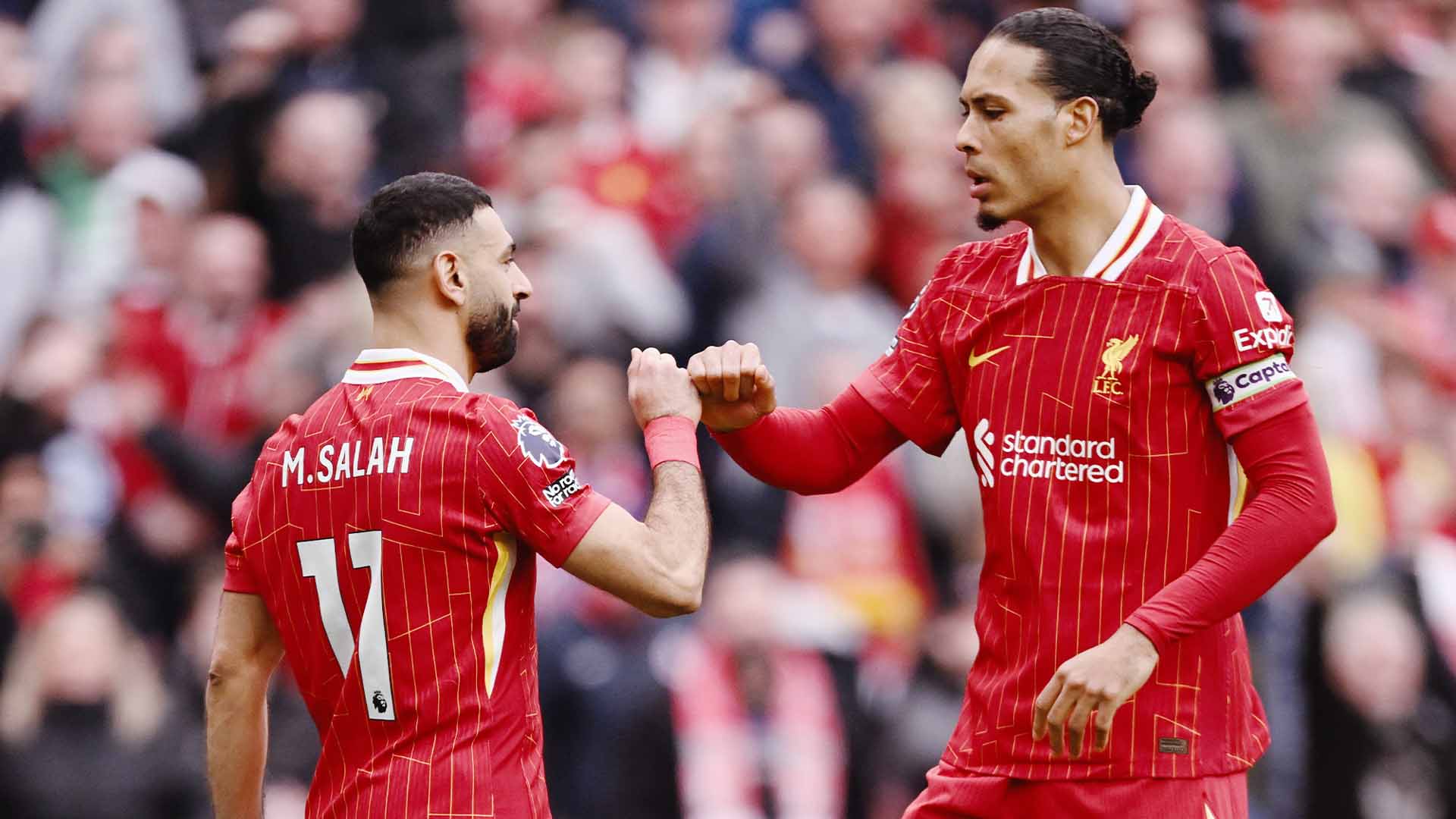 Salah Berharap Van Dijk Teken Kontrak Baru dengan Liverpool