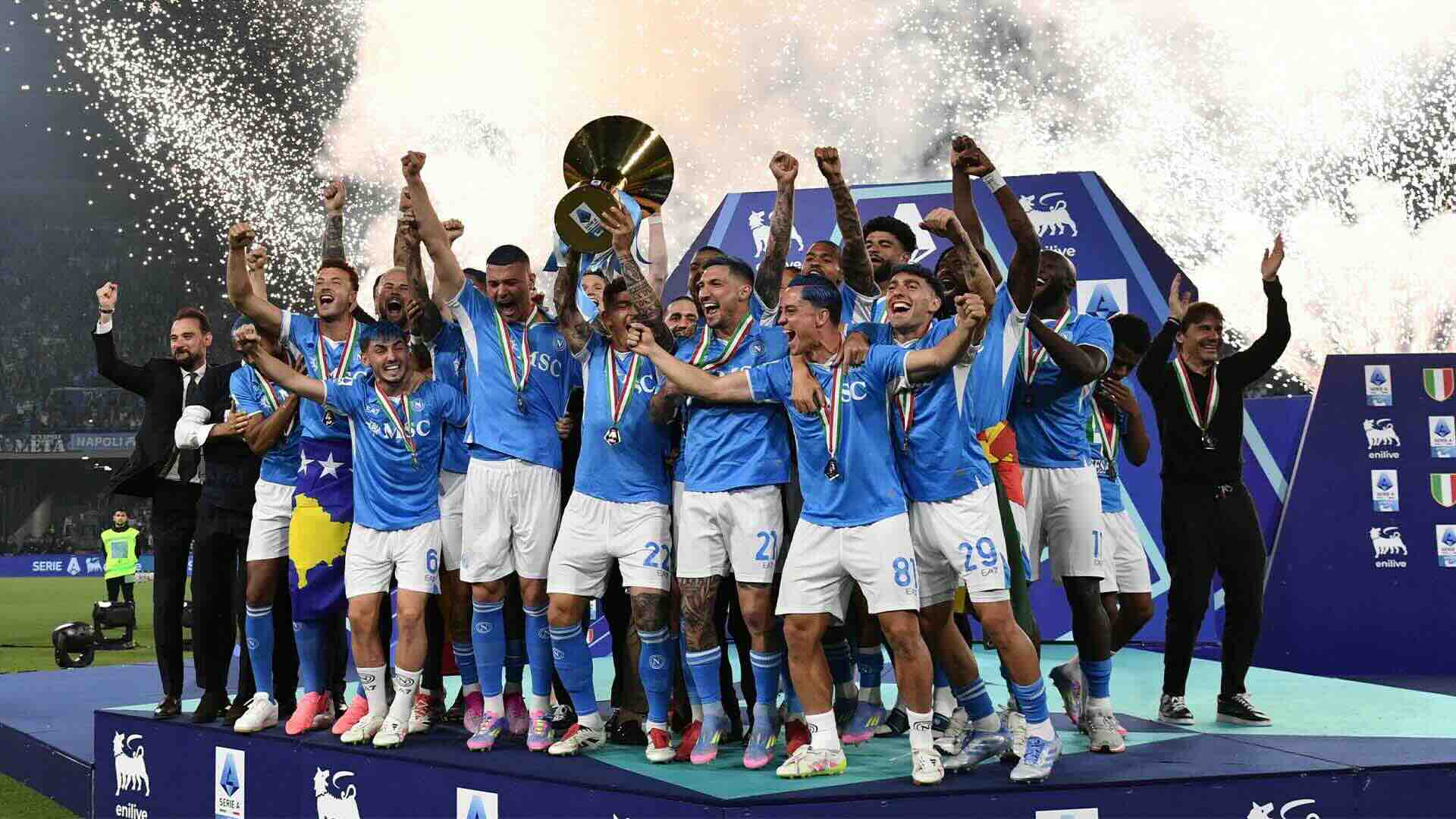 Napoli Juara Serie A 2024-25 usai Bungkam Cagliari
