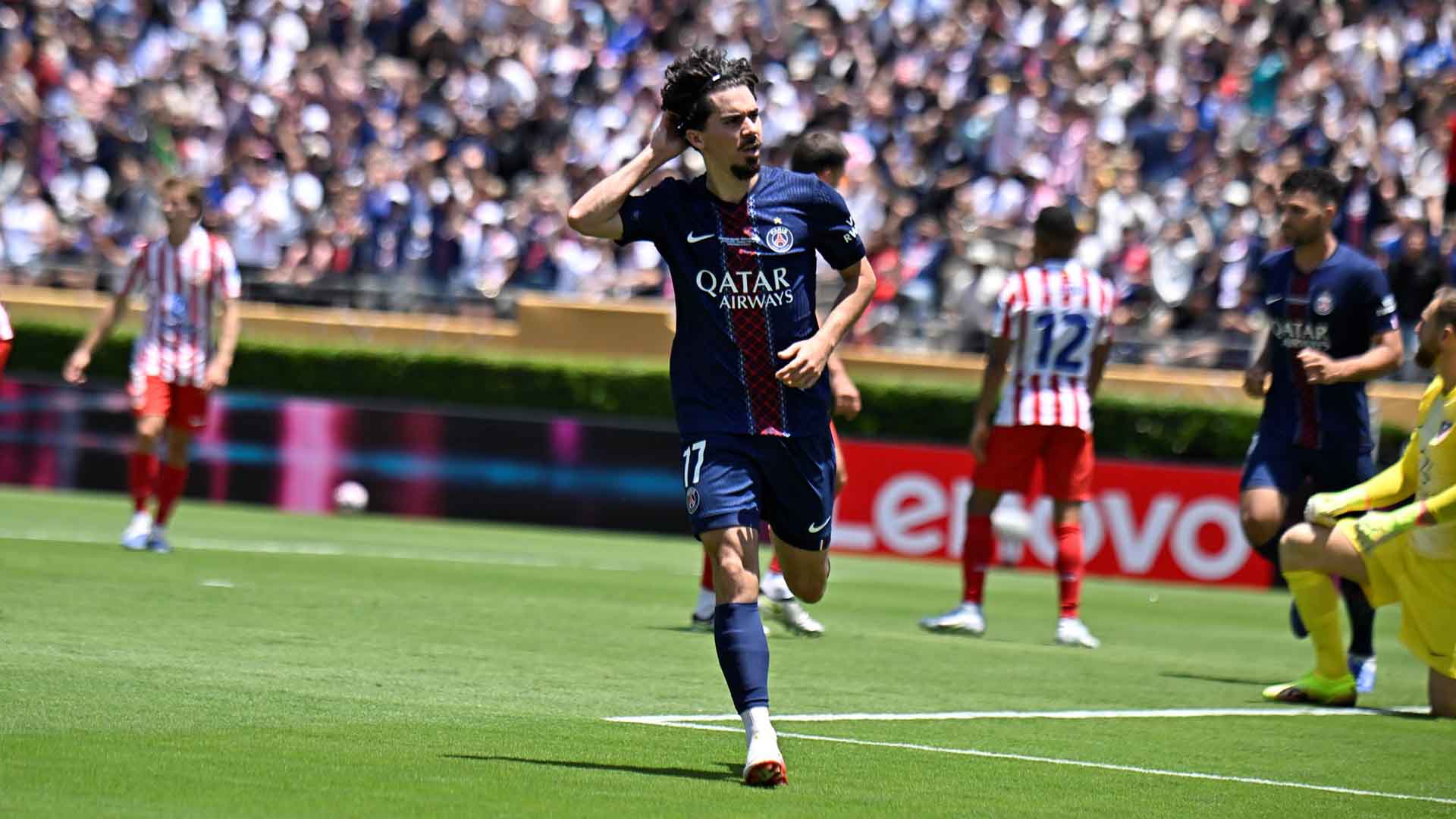 Vitinha Tak Puas Meski PSG Lumatkan Atletico 4-0