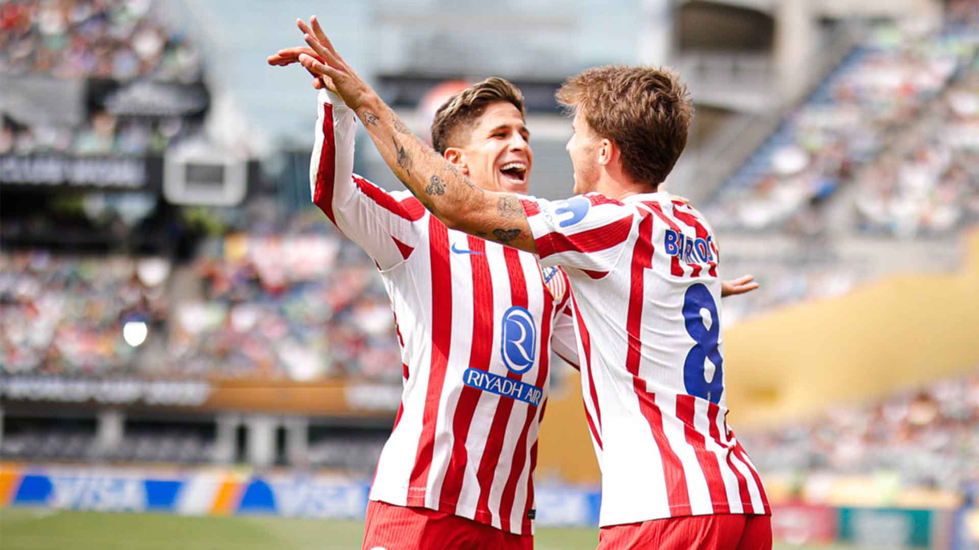 Dua Gol Pablo Barrios Antar Atlético Madrid Taklukkan Seattle Sounders 3-1