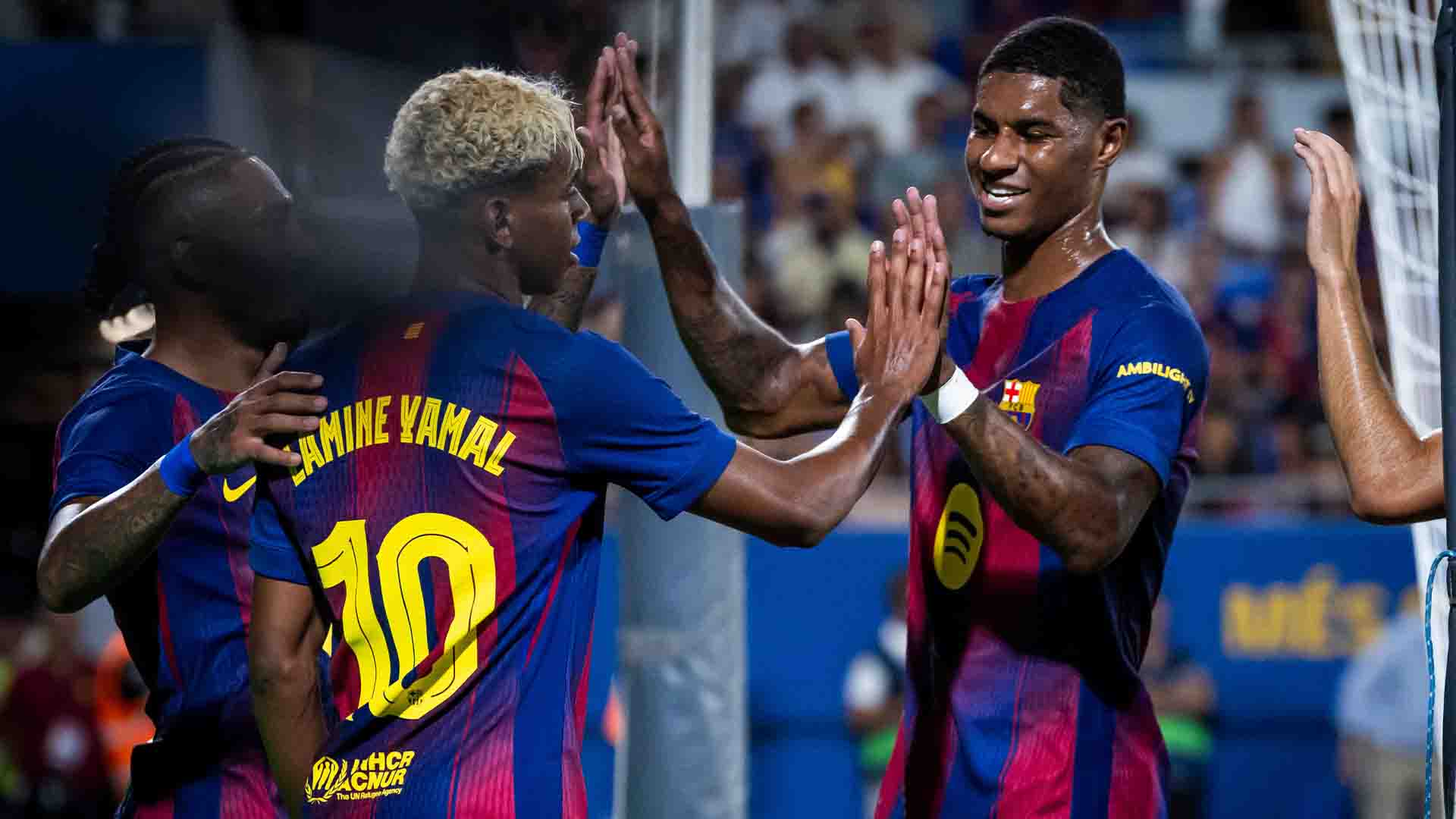 Pesta Gol Barcelona Hancurkan Como 5-0 di Trofi Joan Gamper
