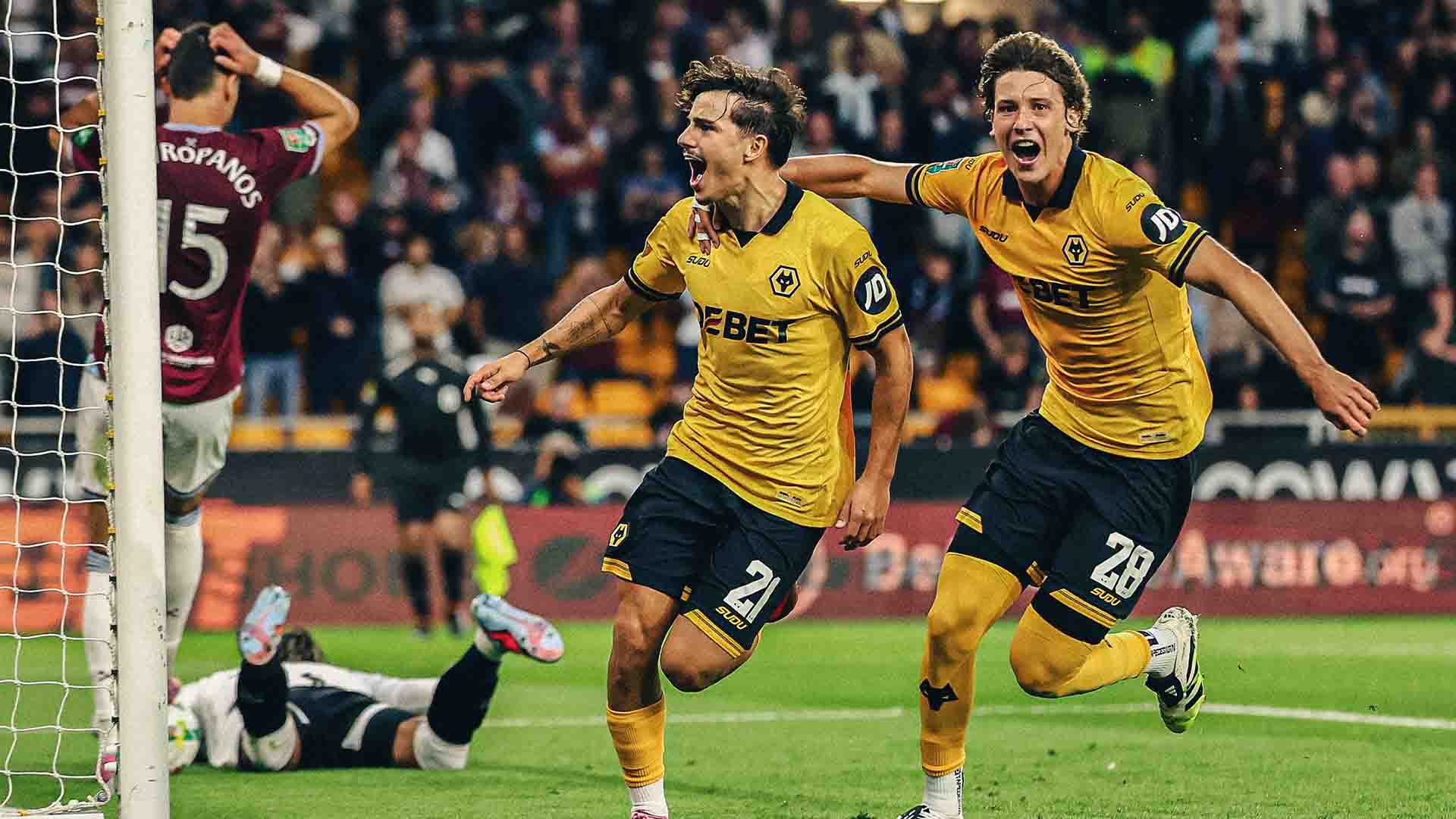 Carabao Cup: Wolves Bangkit dan Menang Dramatis 3–2 atas West Ham