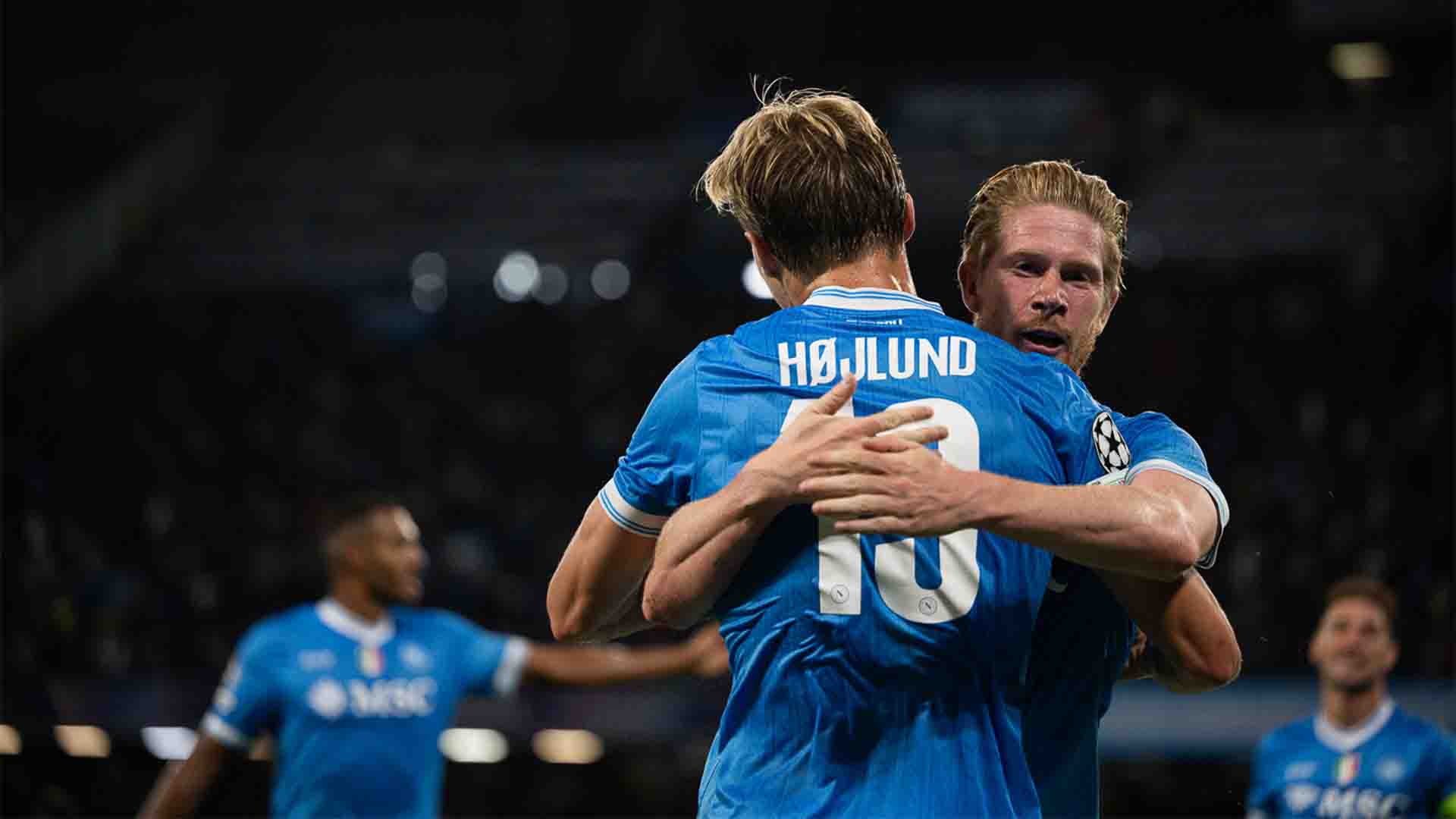 Koneksi KDB-Hojlund Bawa Napoli Menang 2-1 atas Sporting CP