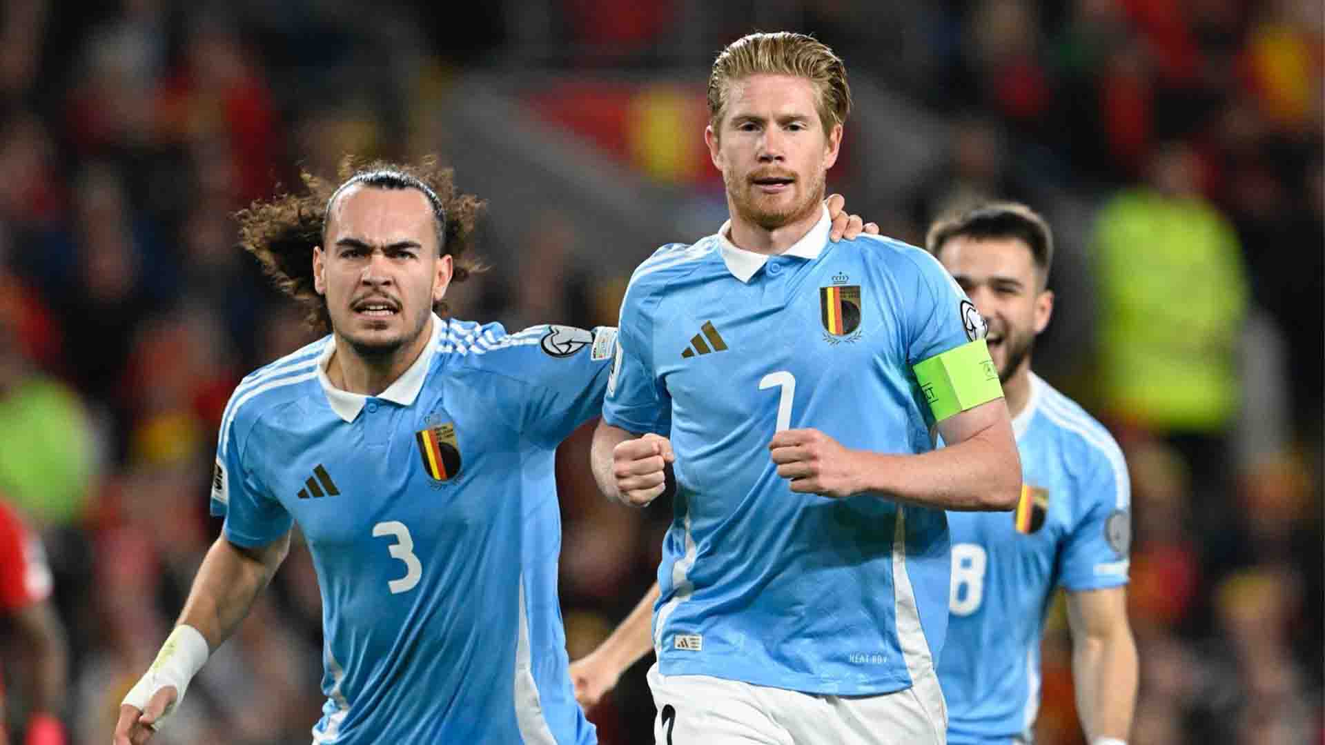 Belgia ke Puncak Grup J usai Menang Dramatis 4-2 atas Wales