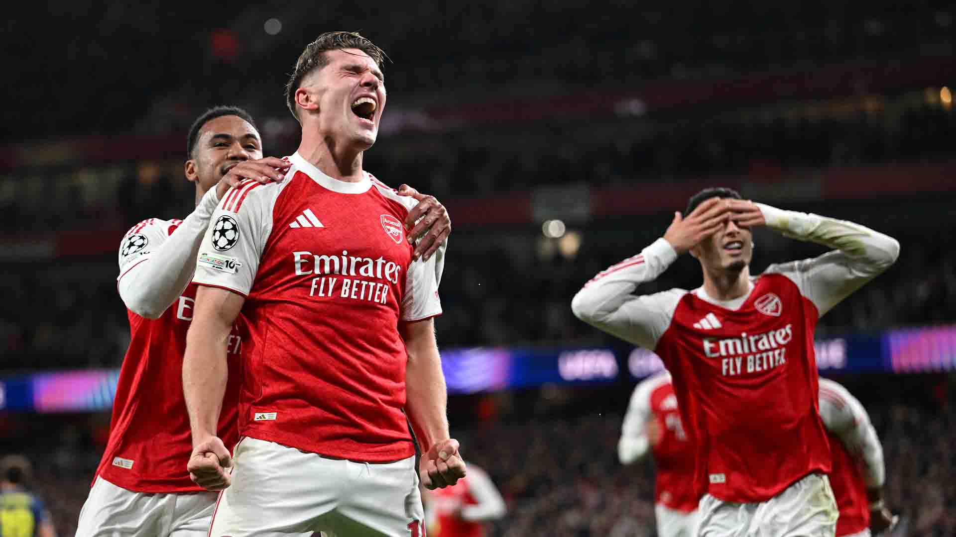 Menggila di Emirates, Arsenal Menang Telak 4-0 atas Atletico Madrid