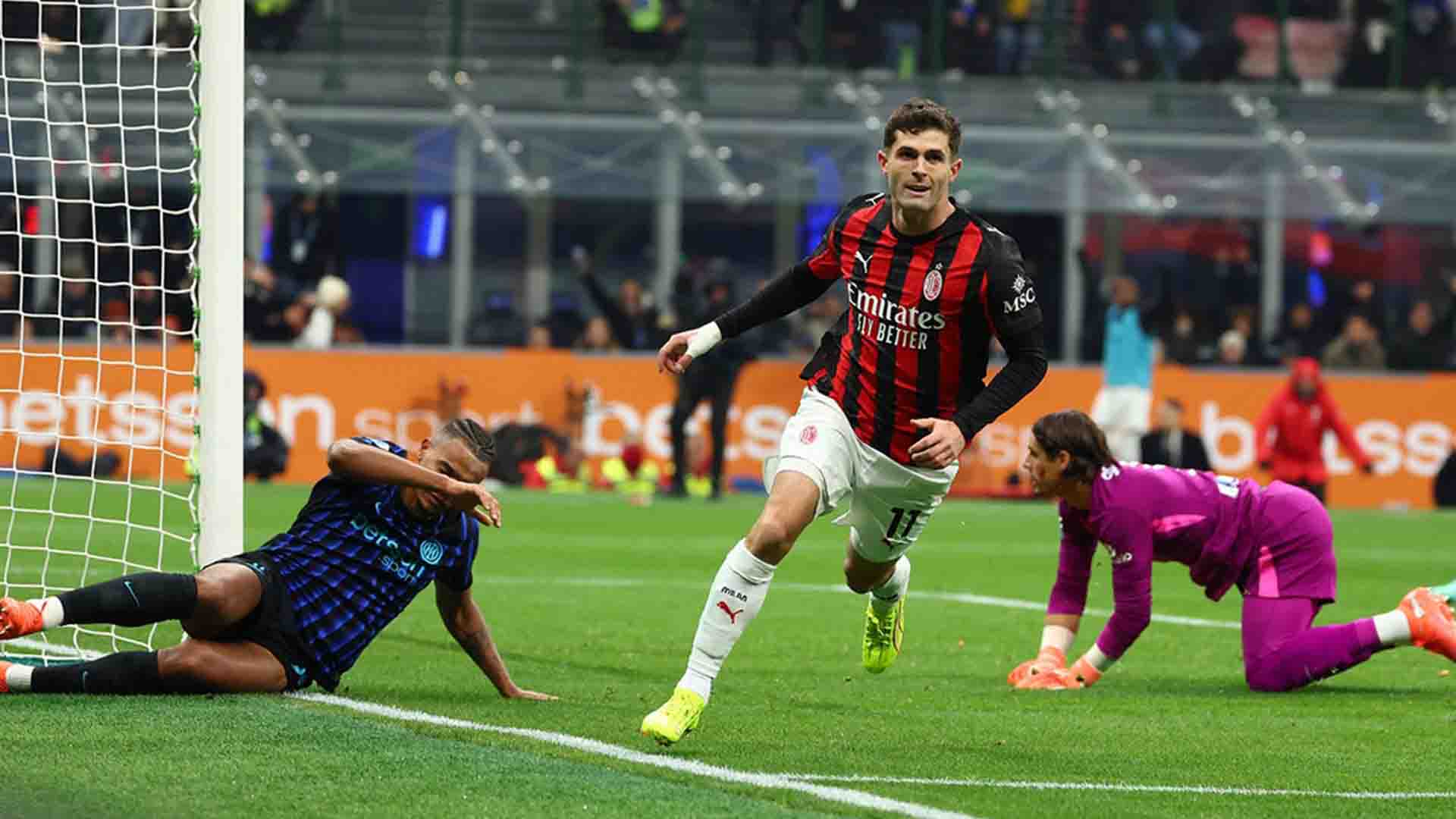 Pulisic dan Maignan Jadi Pahlawan Saat AC Milan Bungkam Inter 1-0