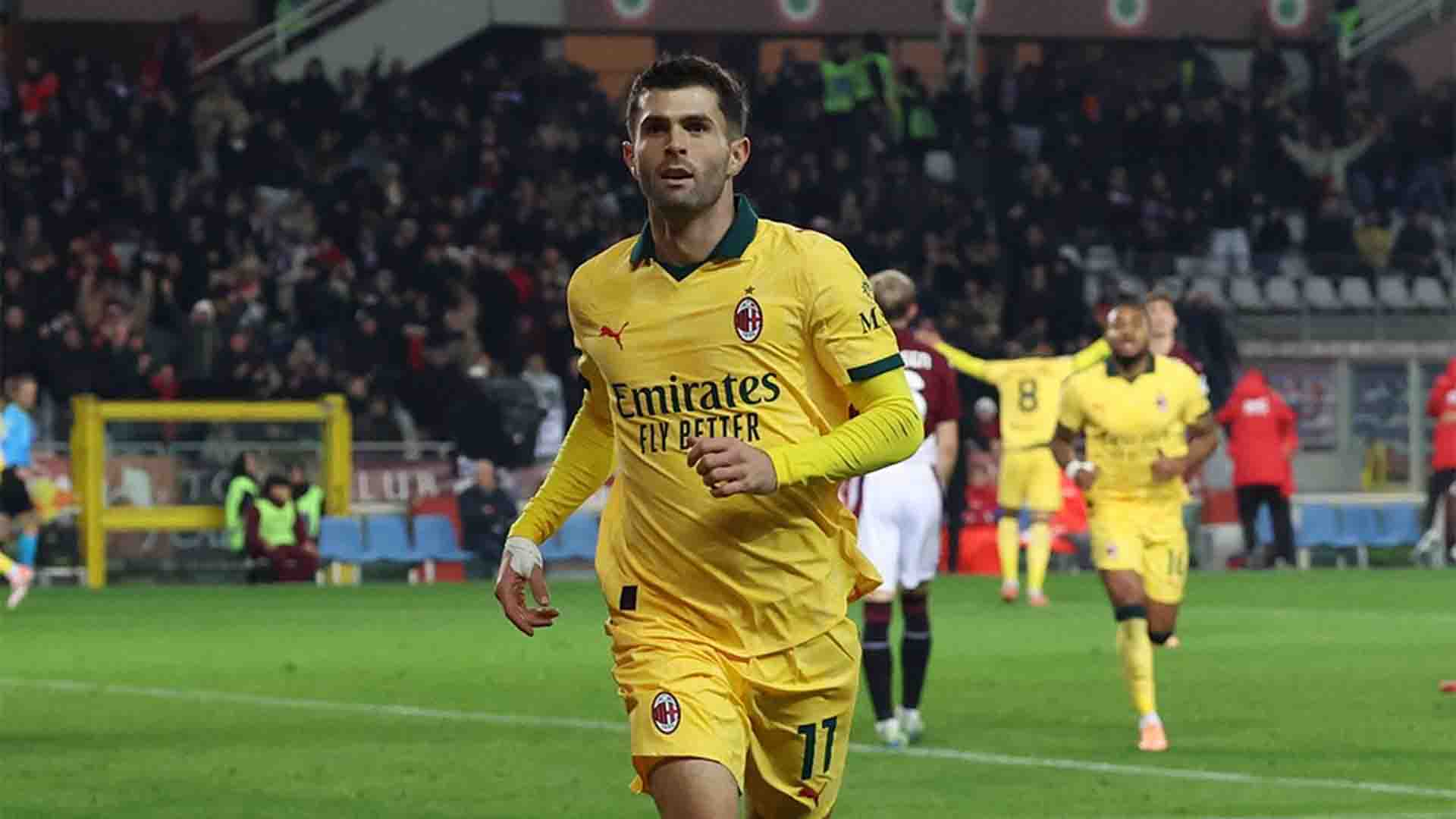 Brace Pulisic Antar AC Milan Menang Comeback 3-2 Lawan Torino