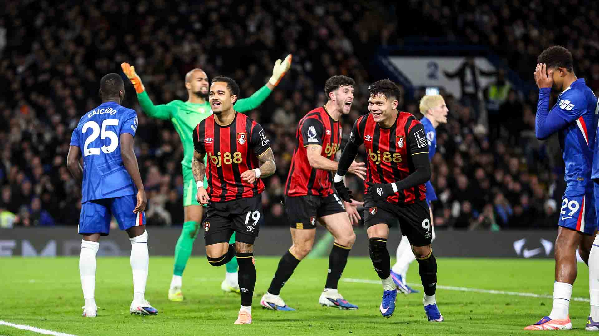 Sempat Unggul, Chelsea Ditahan Imbang Bournemouth 2-2 di Kandang Sendiri