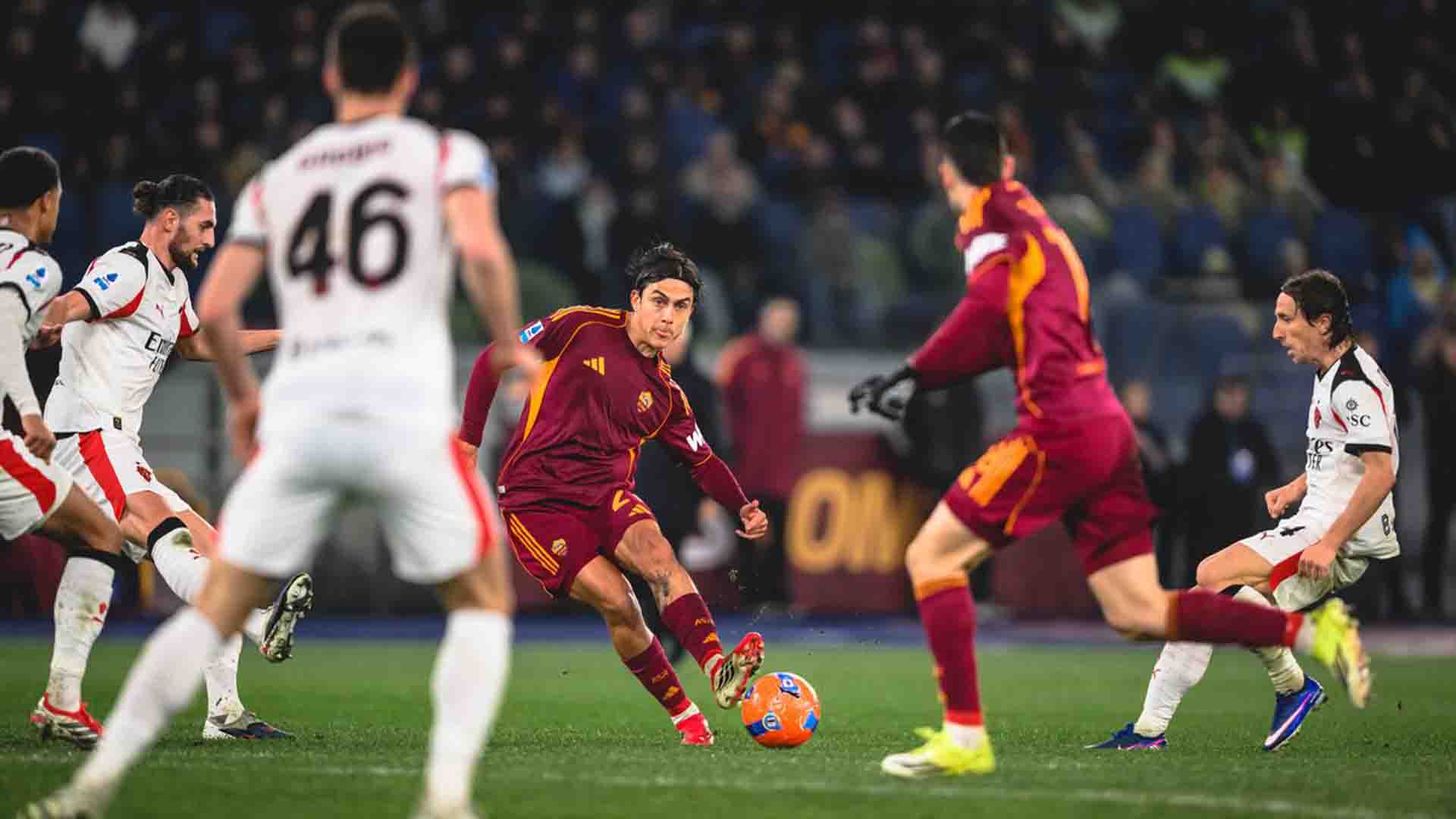 Imbang 1-1 di Olimpico, Penalti Pellegrini Buyarkan Keunggulan Milan Atas Roma