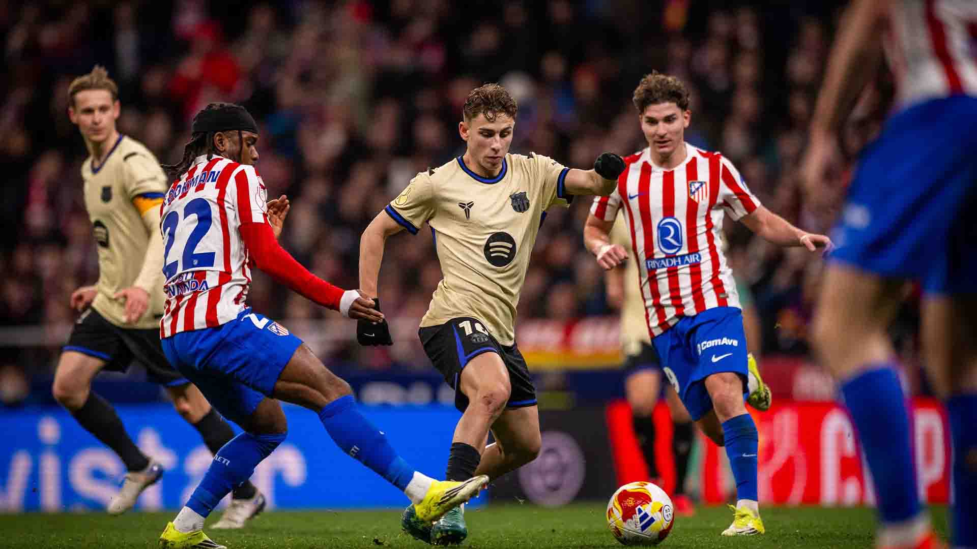 Atletico Hancurkan Barcelona 4-0, Satu Kaki di Final Copa del Rey