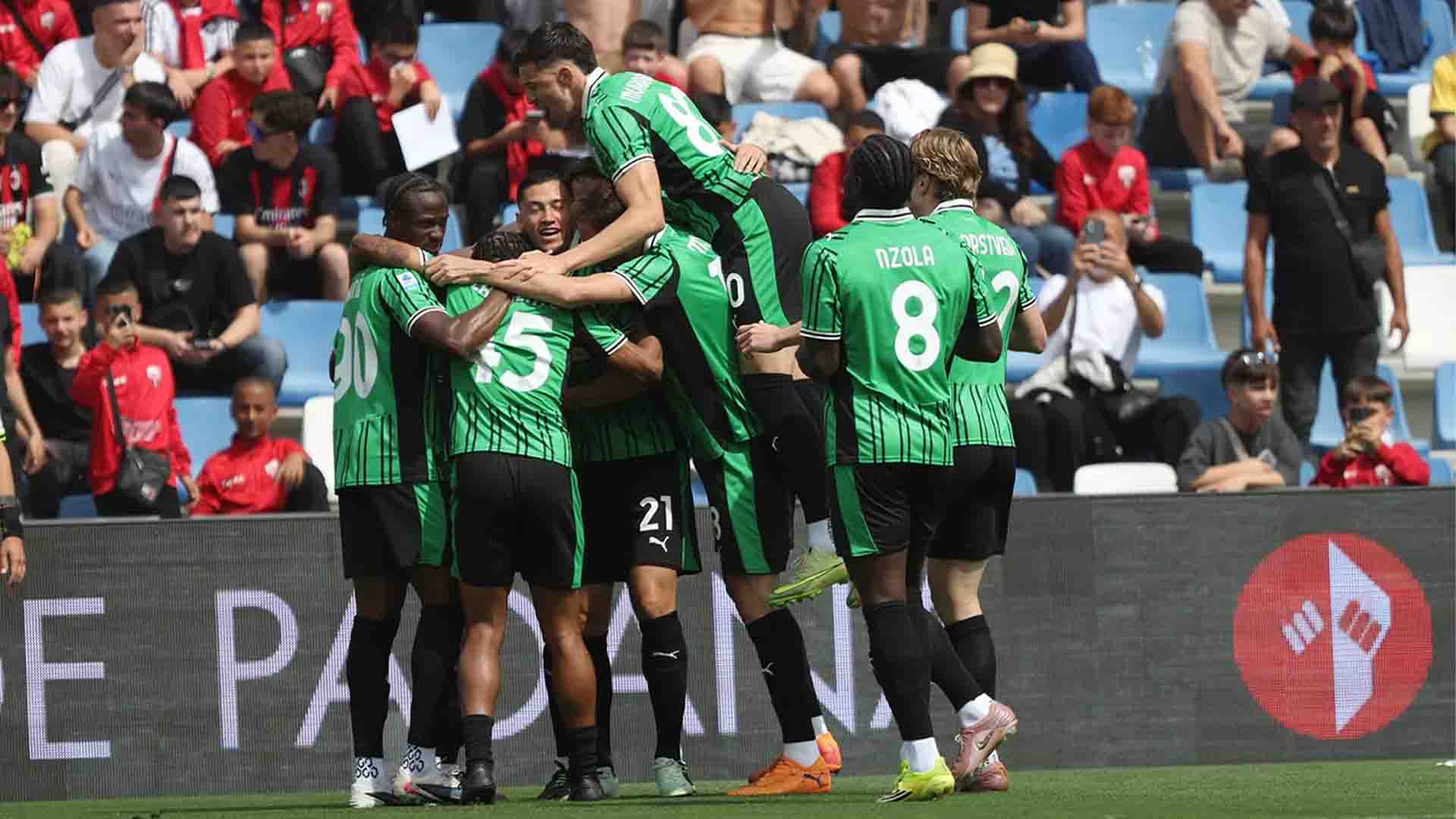 10 Pemain AC Milan Tumbang 0-2 di Kandang Sassuolo