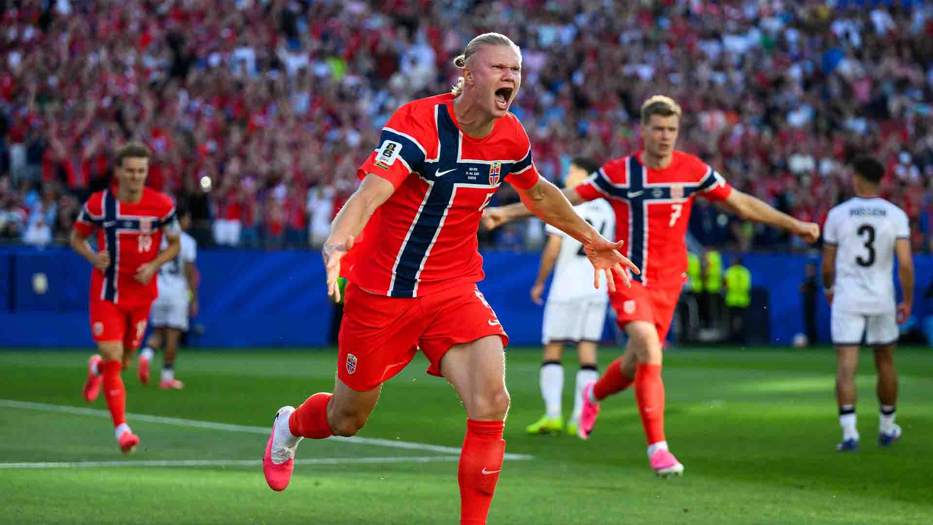 Dua Gol Haaland Sempurnakan Kemenangan Telak Norwegia 4-1 atas Irak