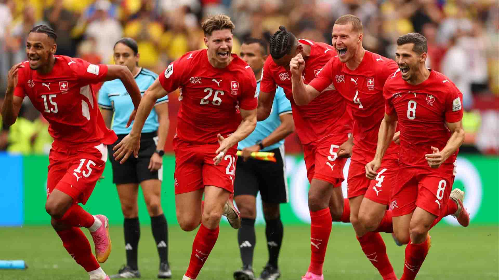 Swiss Tumbangkan Kolombia Lewat Adu Penalti untuk Segel Tiket Perempat Final