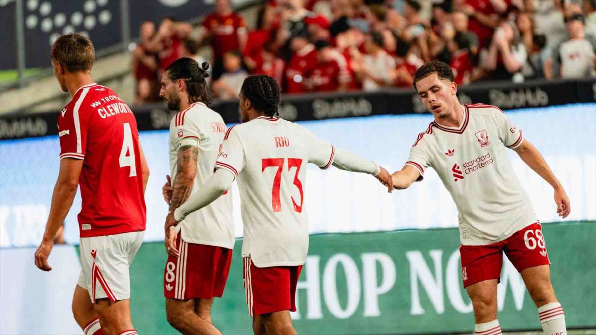 Gol Tunggal Rio Ngumoha Amankan Kemenangan Tipis Liverpool atas Wrexham