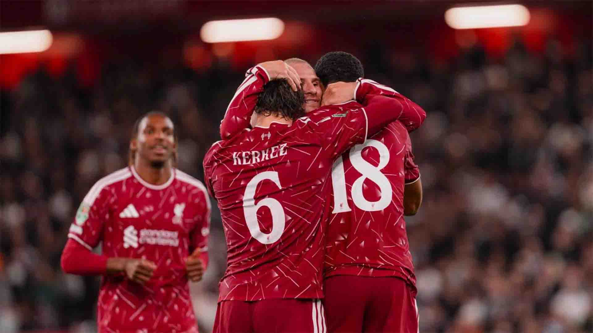Liverpool 3-1 Tottenham: The Reds Lolos ke Putaran Keempat Carabao Cup