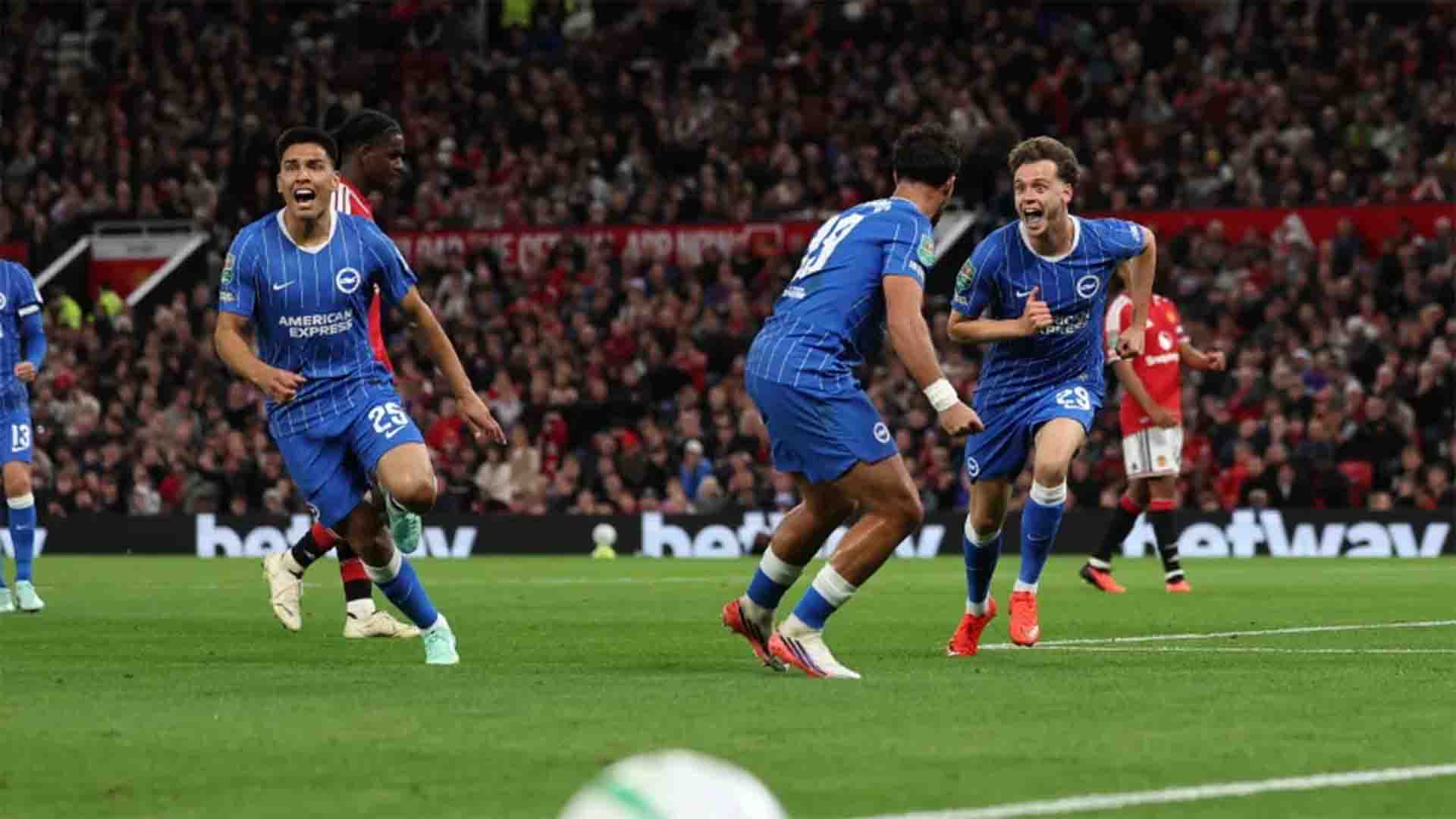 Man Utd 2-3 Brighton: Comeback Dramatis Singkirkan Setan Merah dari Carabao Cup