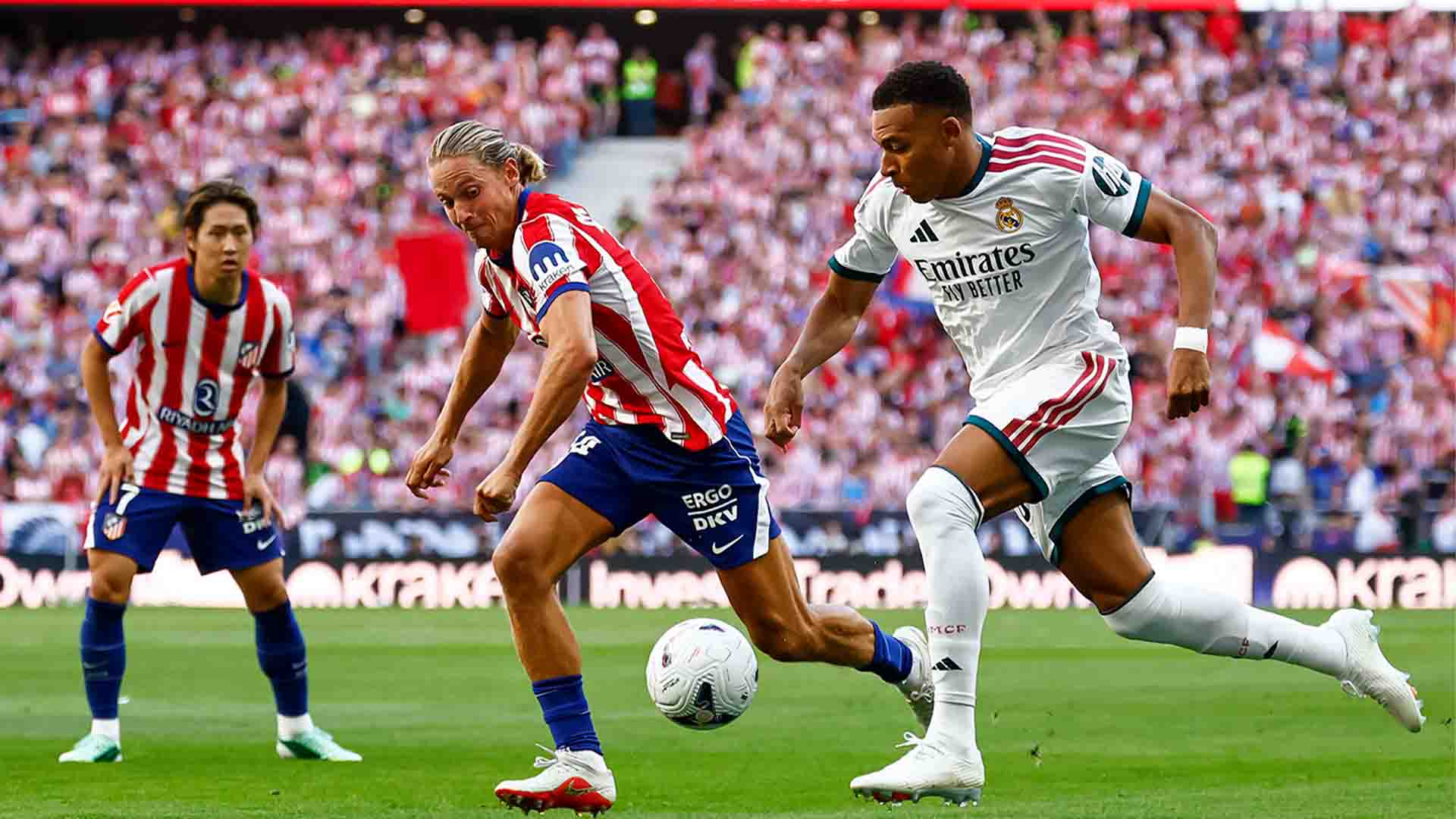 Atletico Madrid 2-1 Real Madrid: Kartu Merah Huijsen Jadi Titik Balik di Laga Derby