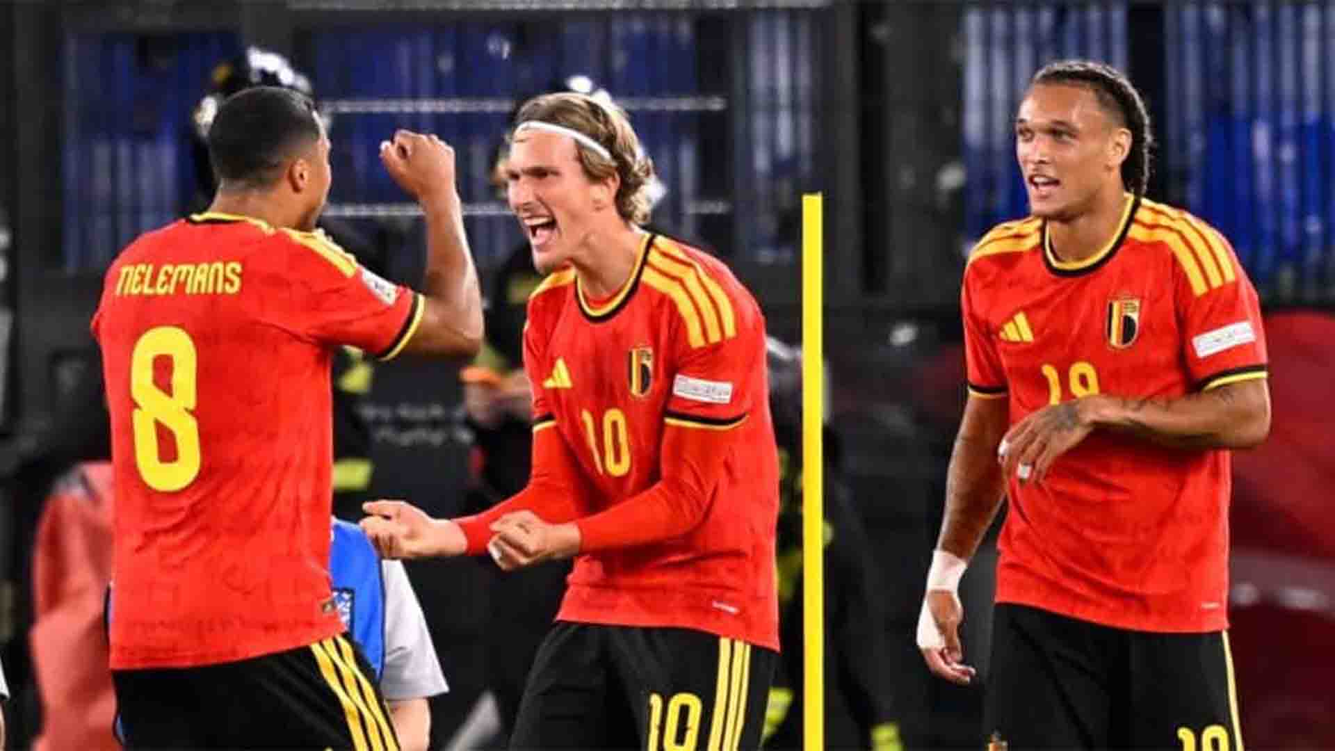 Italia 0-2 Belgia: Godts dan Lukébakio Bawa Belgia Menang di Roma